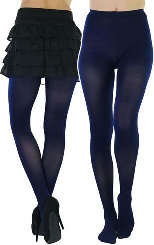 ToBeInStyle Women's Versitile Opaque Tights in Kuwait