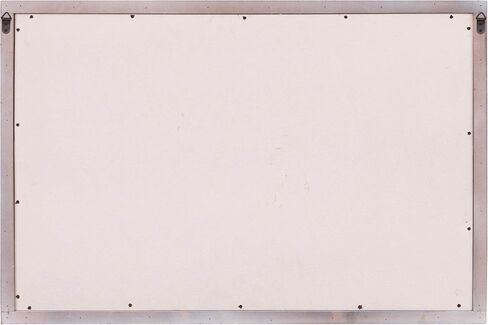 Patton Wall Decor 24x36 Distressed White Windowpane Wall Accent Mirror in Kuwait