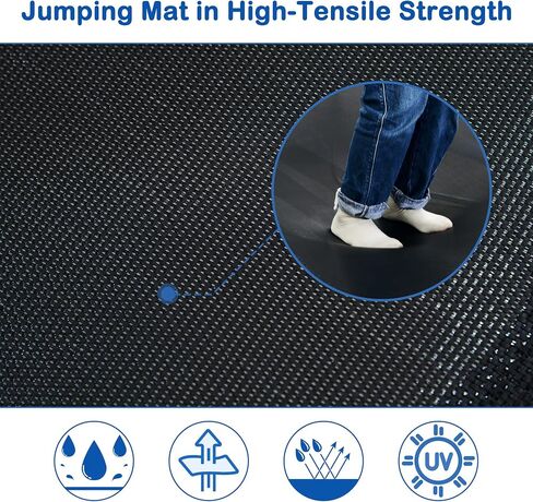 7FT Trampoline for Kids with Safety Enclosure Net Slide and Ladder, Easy Assembly Round Outdoor Recreational Trampoline for Kids and Adults Teens in Saudi Arabia
