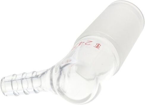 Bent Inlet Adapter, 24/40 Inner Joint and Hose Lab Instruments & Equipment Heavy Duty Gas Adapter, Suction Head Vacuum Adapter for Laboratory Lab Supply in Saudi Arabia