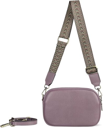 حقائب كروس صغيرة من فوكوين للنساء من الجلد الطبيعي - ثلاث مقصورات رئيسية - حقيبة يد جلدية ناعمة للسيدات in Kuwait