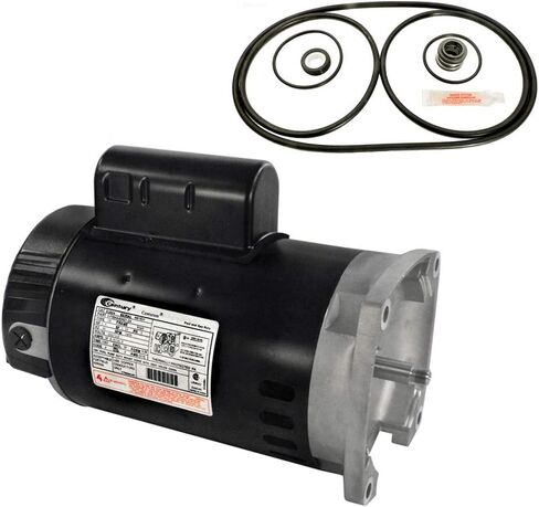 مجموعة محرك استبدال Puri Tech لـ Pentair Challenger 1.5HP CFII-NI-1.5A AO Smith B2854 w/GO-KIT-5 in Kuwait