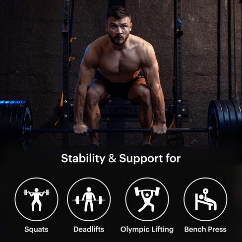 Self-Locking Weight Lifting Belt - Premium Weightlifting Belt Functional Fitness, Weight Lifting, and Olympic Lifting Athletes - Lifting Support for Men and Women - Deadlift Training Belt in Saudi Arabia