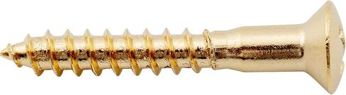 Musiclily Ultra 3.5x25mm Stainless Steel Countersunk Mounting Screws for Electric Guitar Bass Bridge or Strap Button, Gold (Set of 6) in Saudi Arabia