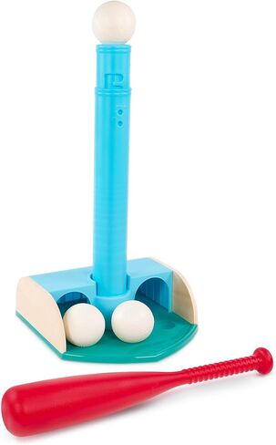 B. toys – Tee Ball Set – Outdoor Baseball Game – Adjustable Height – Hanging Self-Storage – 18 Months + – Tee-Ball Set in Saudi Arabia