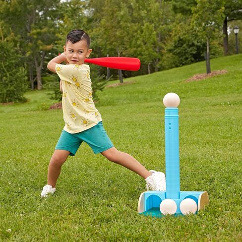 B. toys – Tee Ball Set – Outdoor Baseball Game – Adjustable Height – Hanging Self-Storage – 18 Months + – Tee-Ball Set in Saudi Arabia