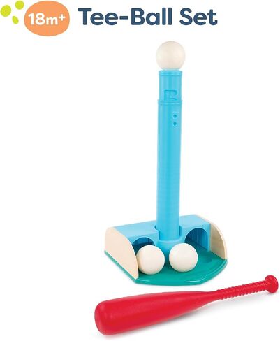 B. toys – Tee Ball Set – Outdoor Baseball Game – Adjustable Height – Hanging Self-Storage – 18 Months + – Tee-Ball Set in Saudi Arabia