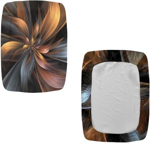 3D Flower Print Vanity Seat Cover Set of 2 Rectangle Stool Covers with Elastic Bottom Removable Soft Saddle Seat Cover Furniture Chair Seat Cover in Saudi Arabia