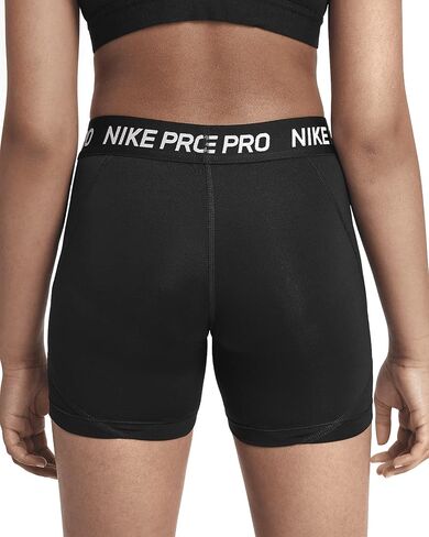 شورت Nike Girls Pro 3 بوصات أسود/أبيض (as1، alpha، x_s، عادي، أسود) in Kuwait