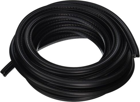 Trim-Lok DDA1549-25 EPDM Dual Durometer Rubber/Metal Carrier Coextruded Trim Seal with Side Bulb, Fits Edge 0.040" - 0.125", 25' Length in Saudi Arabia