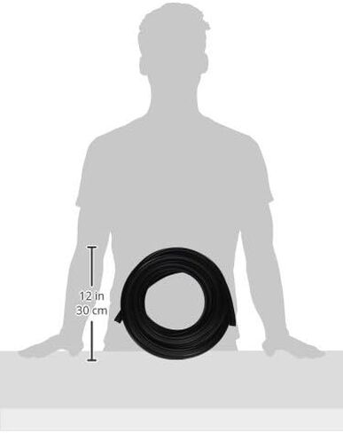 Trim-Lok DDA1549-25 EPDM Dual Durometer Rubber/Metal Carrier Coextruded Trim Seal with Side Bulb, Fits Edge 0.040" - 0.125", 25' Length in Saudi Arabia