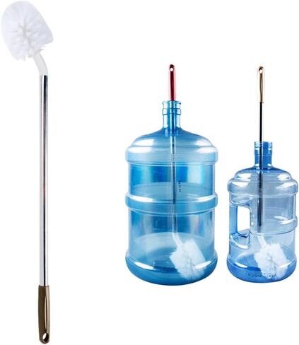 2024 Upgrade Bottle Brush for 5 Gallon Water Jug, Straw Cleaner Brush, 5 Gallon Water Bottle Cleaner Brush for Cleaning Bottle Brush with Long Handle for Bucket Brush with Stiff Bristles (Khaki) in Saudi Arabia
