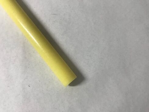 Cast Nylon 6 Plastic Rod 1 3/4" OD x 10" Length - Yellow Color in Saudi Arabia