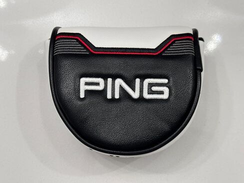 غطاء رأس مضرب جلدي جديد من Ping Tyne 4 باللونين الأسود/الأبيض، أصلي 100% in Kuwait