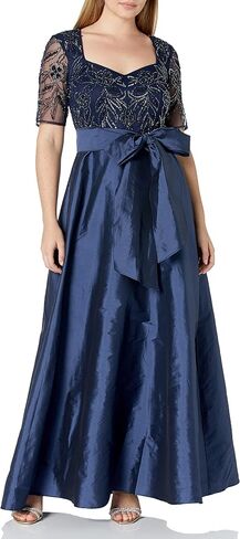 Adrianna Papell Women's Beaded Taffeta Gown in Saudi Arabia
