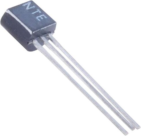 NTE Electronics 2N4123 ترانزستور السيليكون NPN لمكبر الصوت والتبديل للأغراض العامة، 200 مللي أمبير، 30 فولت (عبوة من 5) in Saudi Arabia