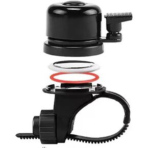 Bike Bell for Apple AirTag, Airtag Bike Mount Hidden for Bicycle Anti-Theft, Fits 7/8 to 13/8 Inch Bicycle Handlebars, GPS Tracker Holder for Adults Kids Girls