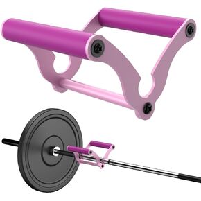 V Bar Landmine Handle Attachment for Barbell Bar, Solid Multi-Grip Landmine Handle Attachment with Non-Slip Rubber Handle, Fits Olympic Bars Strength Training Bars