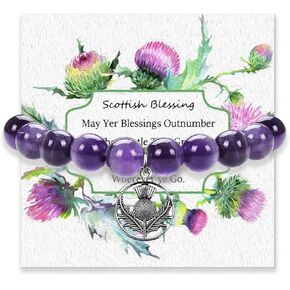 سوار الشوك أوتلاندر ساسيناش هدية الشوك سحر الشوك هدية للنساء مجوهرات اسكتلندية الزفاف Bagpiper هدية اسكتلندا تذكارية in Kuwait