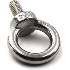 M16 Eye Bolt 304 Stainless Steel Heavy Duty Lifting Ring Bolt Screws Pack of 1
