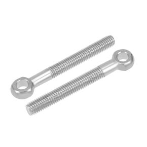 uxcell M10 x 80mm Machinery Shoulder Swing Lifting Eye Bolt 304 Stainless Steel Metric Thread 2pcs