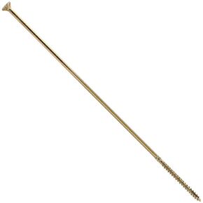 Jake Sales #15x12" Extra Long Bronze Wood Screw Torx/Star Drive Head (1 POUND - 10 Approx. Screw Count) - Multipurpose Torx/Star Drive Wood Screws