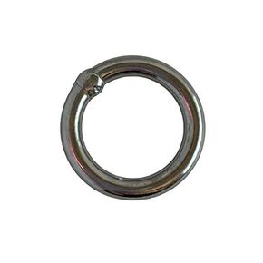 US STAINLESS Stainless Steel 316 Round Ring Welded 5/16" x 1 3/8" (8mm x 35mm ID) Marine Grade