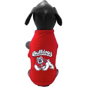 NCAA Fresno State Bulldogs Cotton Lycra Dog Tank Top