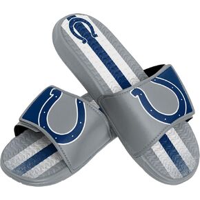 FOCO Indianapolis Colts NFL Mens Team Stripe Gel Slide - M