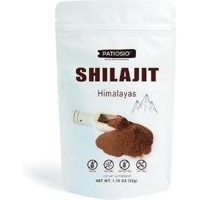 Shilajit Pure Himalayan Shilajit Powder - 200 Servings, with 50% Fulvic Acid and Trace Minerals, Enhanced Energy, Immune Support, Supplements for Men & Women, 1.76oz(50g)
