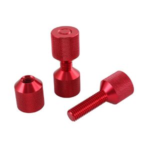 1-1/8" Two Hole Flange Alignment Pin Set 6061 Aluminum Lightweight Construction 2 Hole Pins Set with Anodized Oxide Finish (S005)
