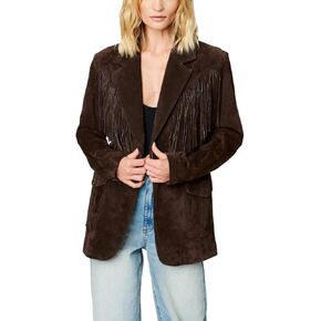 [BLANKNYC] Womens Luxury Clothing Oversized Blazzer with Pockets, Comfortable & Stylish Coat