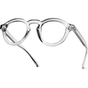 Round Blue Light Blocking Glasses, Retro Computer Gaming Eyeglasses Anti Eyestrain & UV RF6209