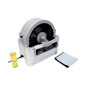 iSonic CS6.2-Pro Motorized Ultrasonic Vinyl Record Cleaner for 10 LPs, doubled power of CS6.1-PRO, with Filter and Spin Drying, 1.6 Gal/6L, 110V