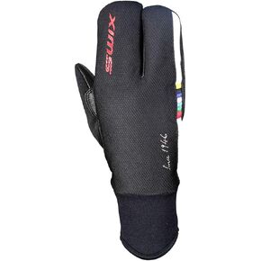 Swix Men's Gunde Split Ski Mittens, Black