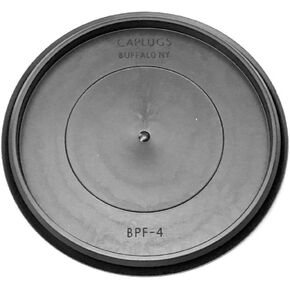 (Pack of 2) 4" 4.0 inch Flush Mount Black Plastic Body and Sheet Metal Hole Plug with Snap-in Ring, for 4" ID | for Panel thinckness 0.05" to 0.10" | by SBD