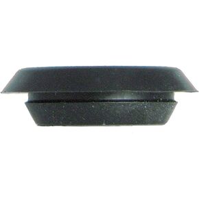 3 1/2" 3.5 inch Flush Mount Black Plastic Body and Sheet Metal Hole Plug Qty 5