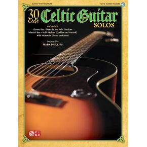 30 Easy Celtic Guitar Solos arr. Mark Phillips Book/Online Audio