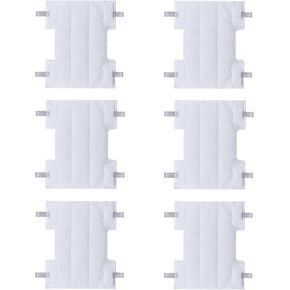 6 قطع من الألياف الدقيقة لاستبدال وسادات فراغ القرش المتوافقة مع غبار صاروخ القرش، الدوار، Navigator Lift-Away Pro، مكانس كهربائية خفيفة للغاية، مناسبة لسلسلة Shark Hv300 in Kuwait