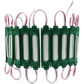 JORAY Green 12V dc COB LED Module MAX2.5W Storefront Window Injection IP67 CRI 90 Waterproof Light for Advertising Box (Green)