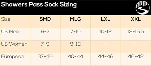 Showers Pass Waterproof Breathable Multisport Unisex Socks - Crosspoint Classic (Grey - Small/Medium) in Saudi Arabia