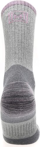MIRMARU Men’s 5 Pairs Hiking Outdoor Trail Running Trekking Moisture Control Terry Full-Cushioned Crew Socks in Saudi Arabia