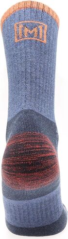 MIRMARU Men’s 5 Pairs Hiking Outdoor Trail Running Trekking Moisture Control Terry Full-Cushioned Crew Socks in Saudi Arabia