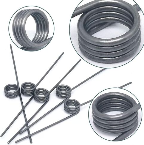 Tiny Spring Steel Torsion Spring,180 Degree Springs,Mechanical Small Torsion Spring,Compression Spring,1.2mm Wire Dia x 10mm OD x4 Coils,5pcs in Saudi Arabia