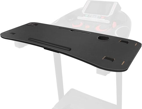 ملحق مكتب جهاز المشي KELIXU، مكتب حامل كمبيوتر محمول عالمي للمشي مقاس 39 بوصة طول × 15 بوصة عرض، محطة عمل منصة مريحة لجهاز المشي مع حامل أكواب، حامل كمبيوتر محمول/كمبيوتر لوحي، أسود in Kuwait