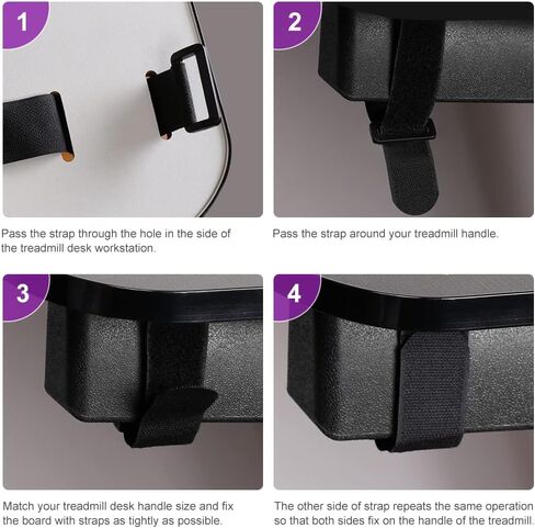 ملحق مكتب جهاز المشي KELIXU، مكتب حامل كمبيوتر محمول عالمي للمشي مقاس 39 بوصة طول × 15 بوصة عرض، محطة عمل منصة مريحة لجهاز المشي مع حامل أكواب، حامل كمبيوتر محمول/كمبيوتر لوحي، أسود in Kuwait