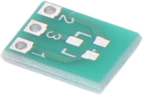 50Pcs SMD SOT23-3 to DIP SIP3 Adapter, Socket Integrated Circuits, Mini Converter Plate, Double-Side PCB Board for Electronic Project, Green in Saudi Arabia
