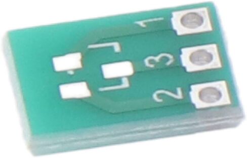 50Pcs SMD SOT23-3 to DIP SIP3 Adapter, Socket Integrated Circuits, Mini Converter Plate, Double-Side PCB Board for Electronic Project, Green in Saudi Arabia
