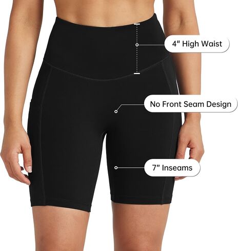 Willit Women's Biker Shorts High Waisted Workout Yoga Running Volleyball Spandex Shorts 5'' 7'' in Saudi Arabia