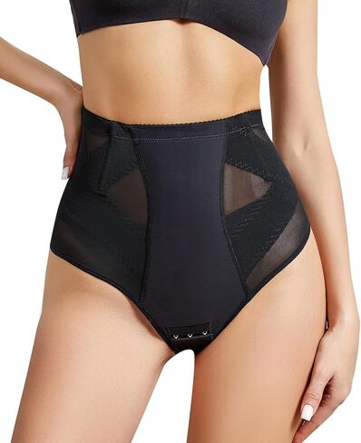 Huvgim Shapewear Tummy Control Thong for Womens, High Waist Shaping Underwear Body Shaper Panties Girdle in Saudi Arabia